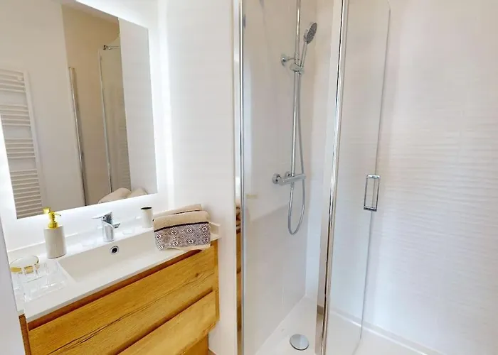 Spendide Confort, Résidence Archipel T4 En Bord De Plage, Avec Grande Terrasse Aménagée,spa Et Parking Privé Apartamento Valras-Plage
