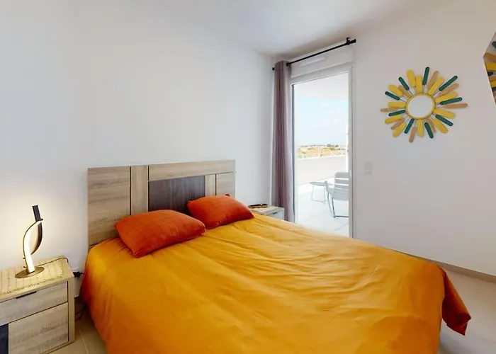 Spendide Confort, Résidence Archipel T4 En Bord De Plage, Avec Grande Terrasse Aménagée,spa Et Parking Privé * Valras-Plage