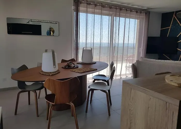 Spendide Confort, Résidence Archipel T4 En Bord De Plage, Avec Grande Terrasse Aménagée,spa Et Parking Privé Valras-Plage