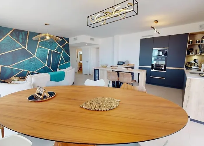 Spendide Confort, Résidence Archipel T4 En Bord De Plage, Avec Grande Terrasse Aménagée,spa Et Parking Privé Apartamento